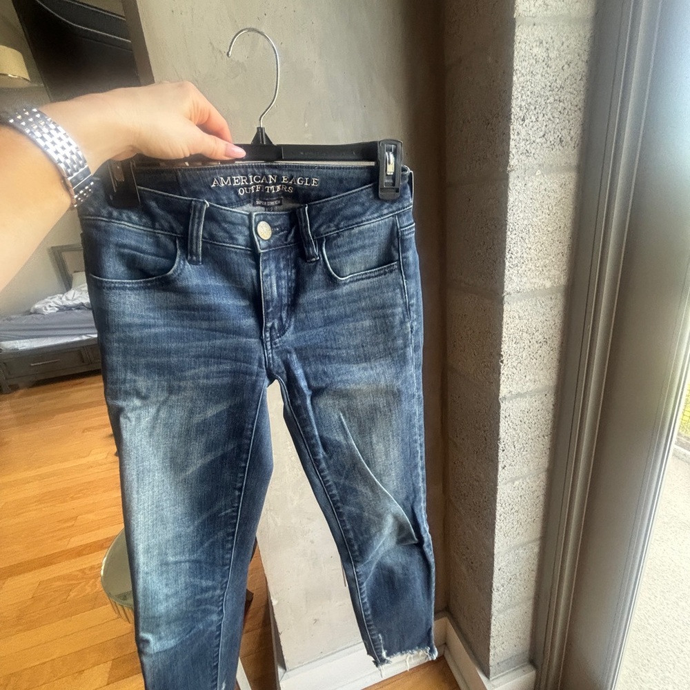 American Eagle Outfitters Women's  Super Stretch Jegging Crop